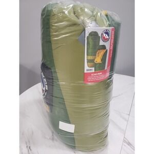 Big Agnes Echo Park 20 Degree Sleeping Bag Wide /Long Green NEW
